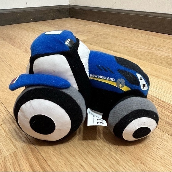 New Holland Plush Tractor Blue Stuffed Kids Toy - Picture 2 of 8